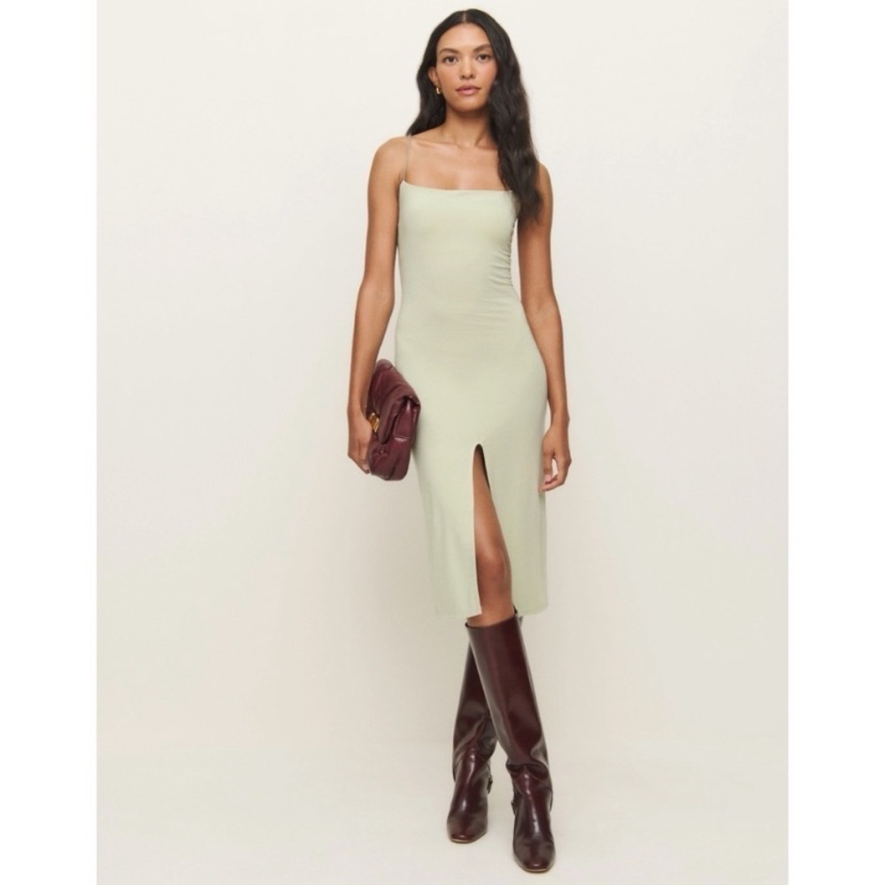 Reformation Pavia Knit Dress in Dried Herbs Size XS New NWT